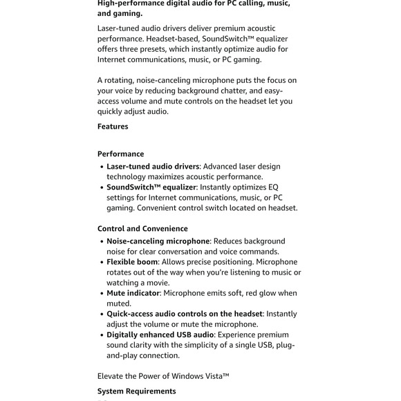 Logitech Clear Chat Pro USB Headset! On Ear! Good Condition. Retail $83! - Picture 5 of 6